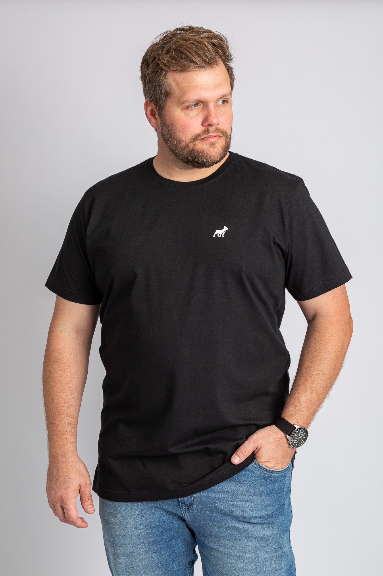 Camiseta Mini Silk Centralizado Plus Size